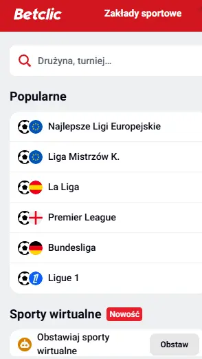 Mobilne kasyno BETCLIC PL